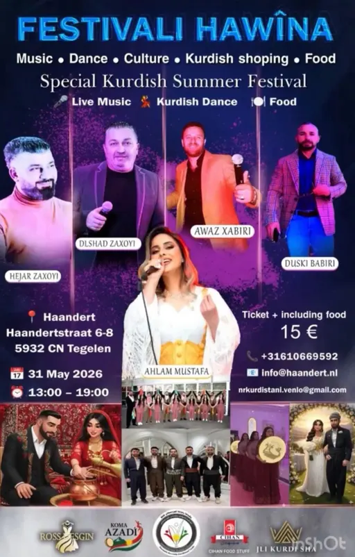 Poster for FESTIVALÎ HAWÎNA