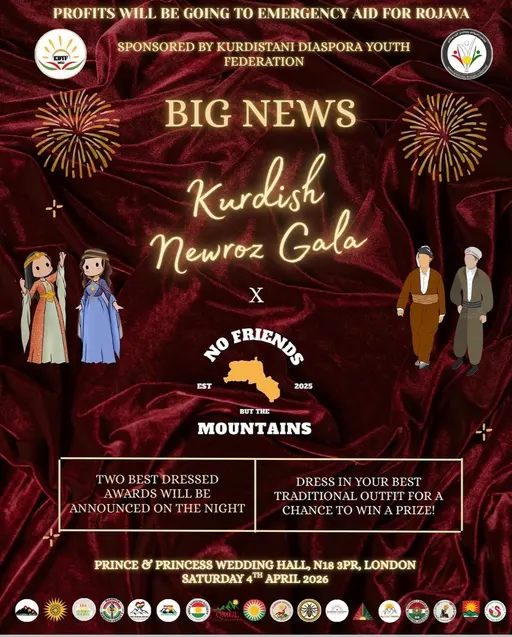 Poster for Kurdish Newroz Gala