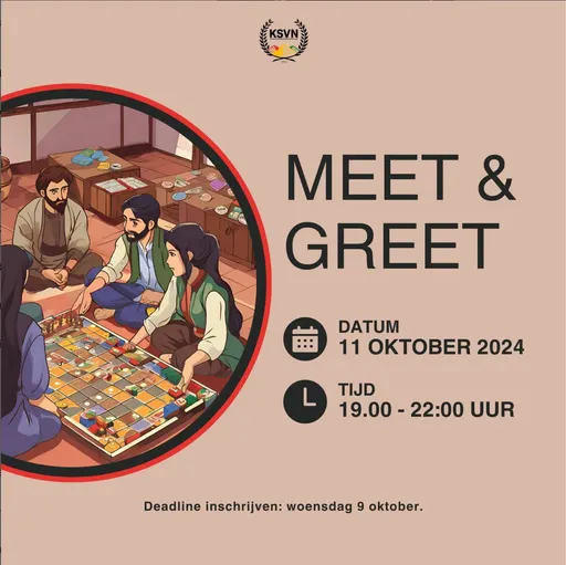 Poster for KSVN Meet & Greet