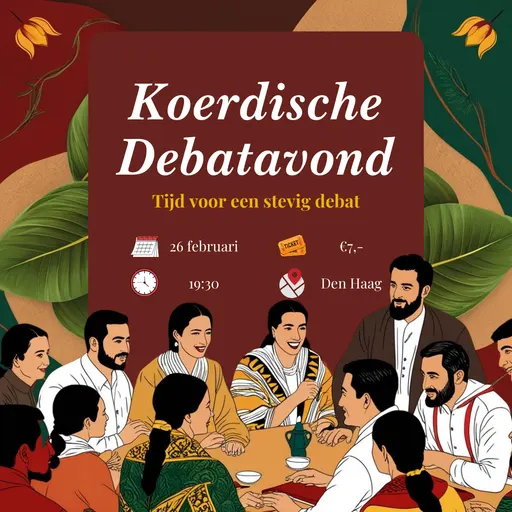 Poster for Koerdische Debatavond