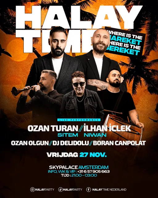 Poster for It’s Halaytime! Amsterdam