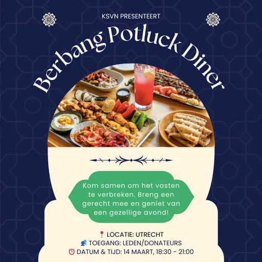 Poster for Berbang Potluck Diner