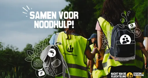 Poster for Kurdish Team | Nacht van de vluchteling