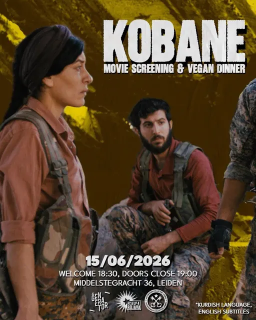 Poster for KOBANE - MOVIE SCREENING & VEGAN DINNER