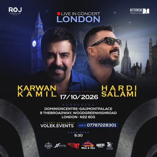 Poster for Karwan Kamil & Hardi Salami live in London