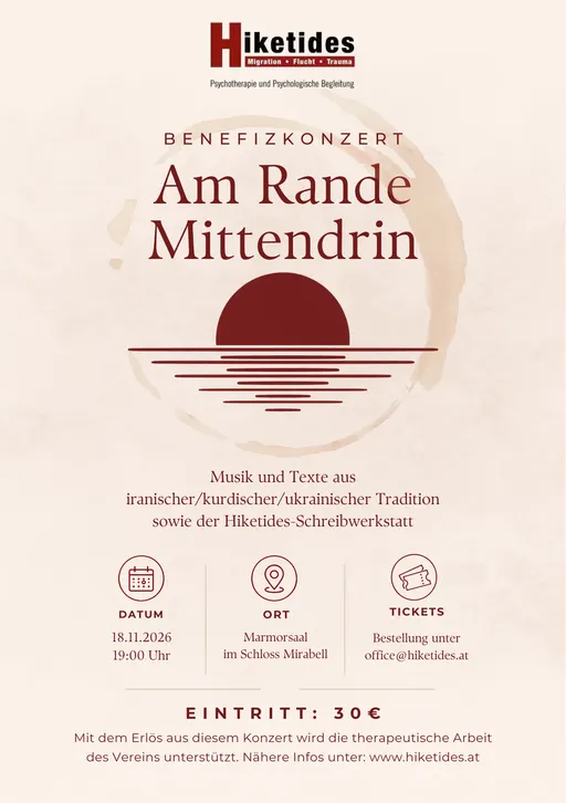 Poster for Benefizkonzert „Am Rande mittendrin“