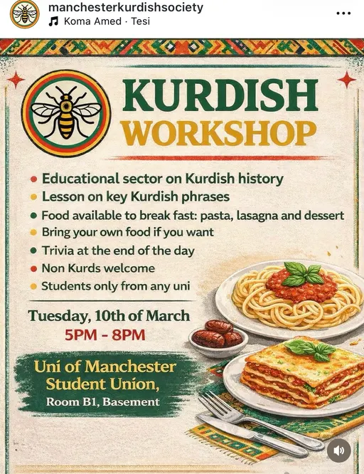 Poster for KURDISH WORKSHOP