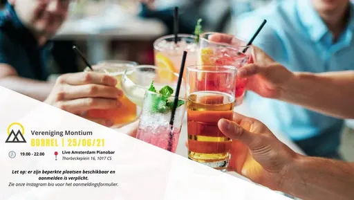 Poster for Montium: afsluitborrel