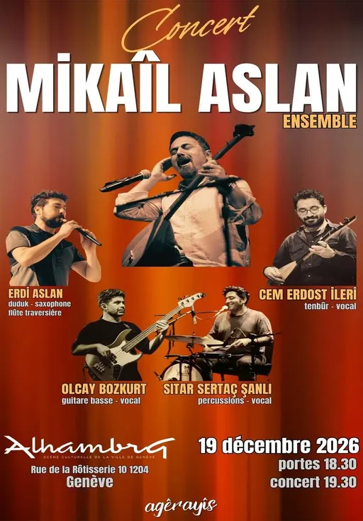 Poster for Mikaîl Aslan Ensemble