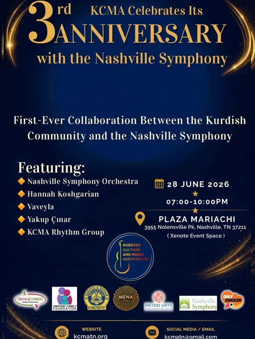 Poster for 3rd KCMA Celebrates Its anniversary with the Nashville Symphony