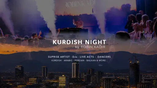 Poster for PÎROZ by Robin Kadir - Kurdish Night