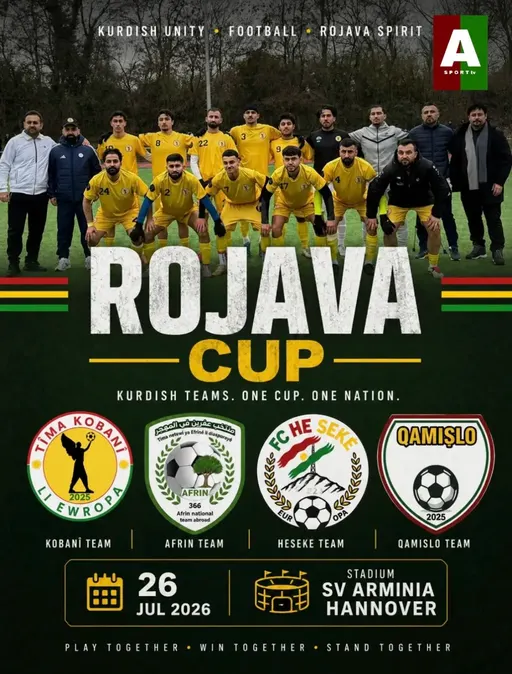 Poster for Rojava Cup | Hannover