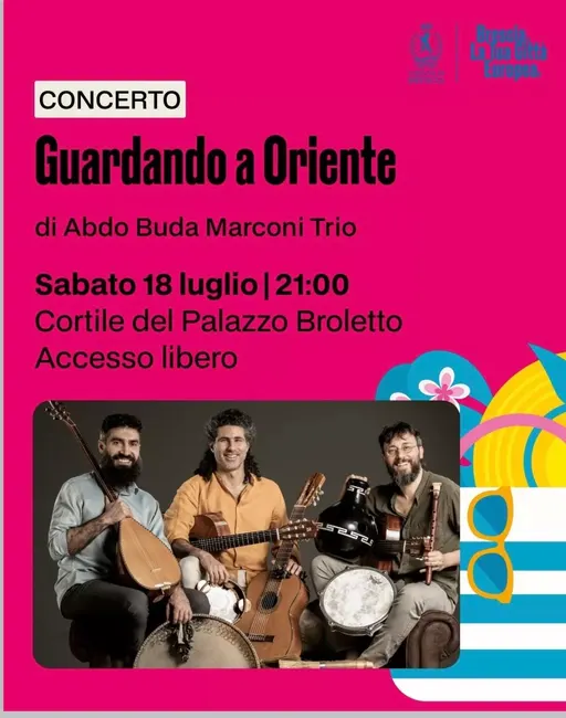 Poster for Guardando a Oriente - Concerto di Abdo Buda Marconi Trio