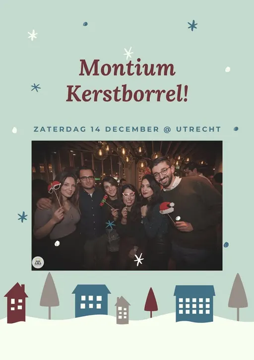 Poster for Montium Kerstborrel!
