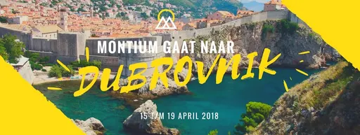 Poster for Montium gaat naar…. Dubrovnik!