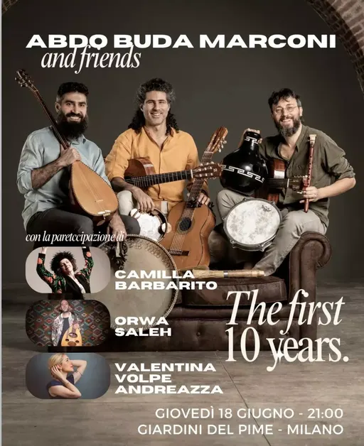 Poster for Abdo Buda Marconi and friends | Milan