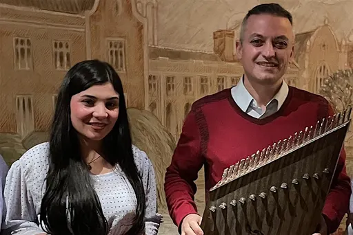 Poster for An evening of Kurdish Yazidi music