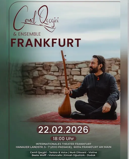 Poster for Cemil Qoçgirî & Ensemble Frankfurt