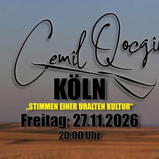 Poster for Cemîl Qoçgîrî live in Köln