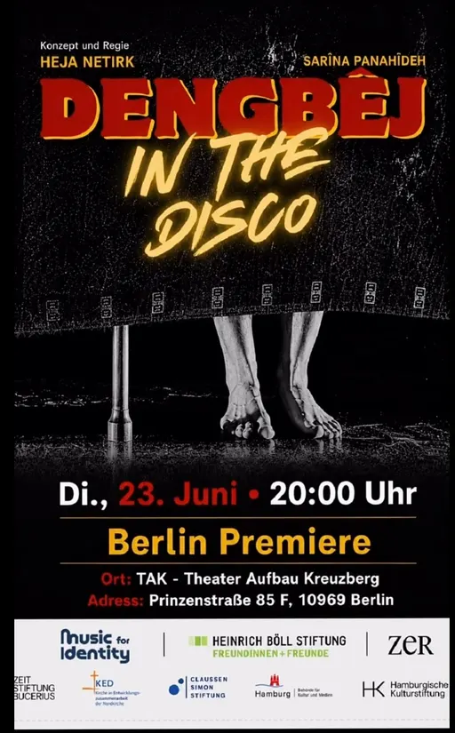 Poster for Hêja Netirk - Dengbêj in Disco | Berlin