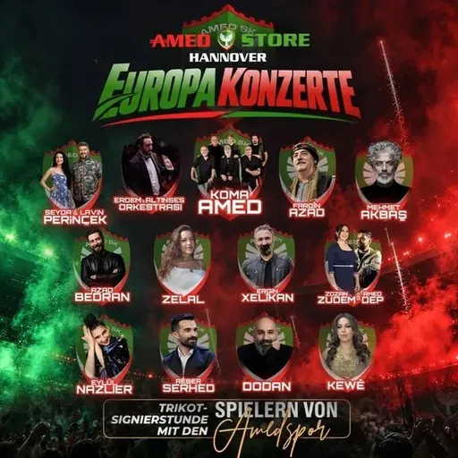 Poster for Amedspor Europa-Konzert