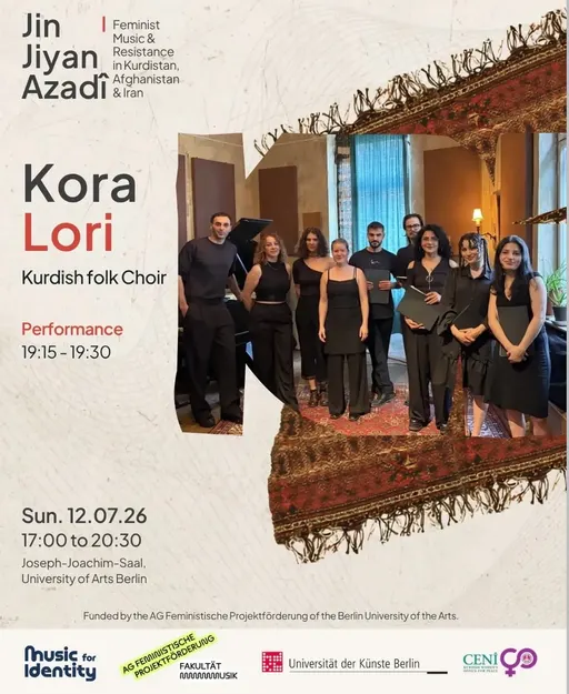Poster for Jin Jiyan Azadî | Kora Lori Berlin