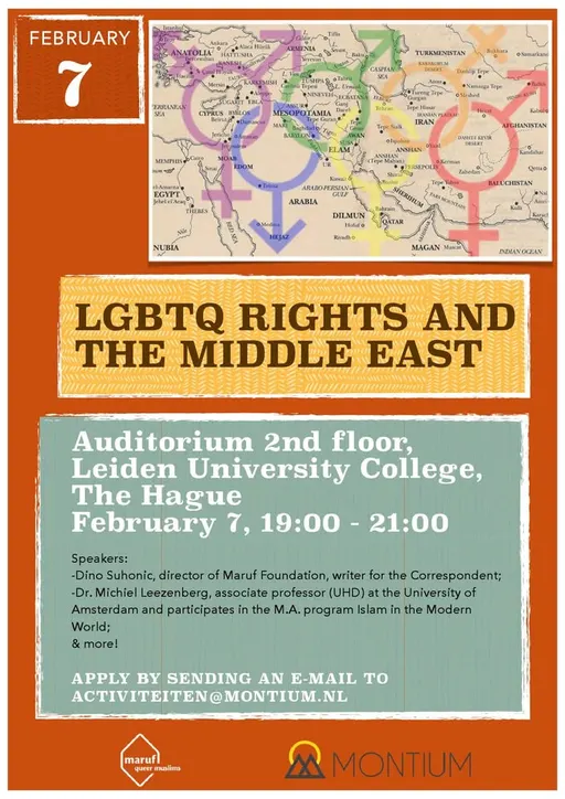 Poster for Lecture: Gay rights and the Middle East