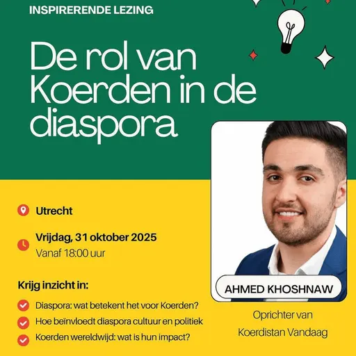 Poster for Inspirerende lezing: De rol van Koerden in de diaspora