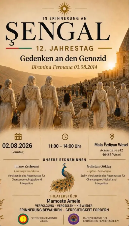 Poster for Sengal 12. Jahrestag - Gedenken an den Genozid