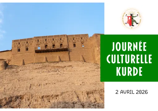 Poster for Kurdish Cultural Day 2026 (Paris)