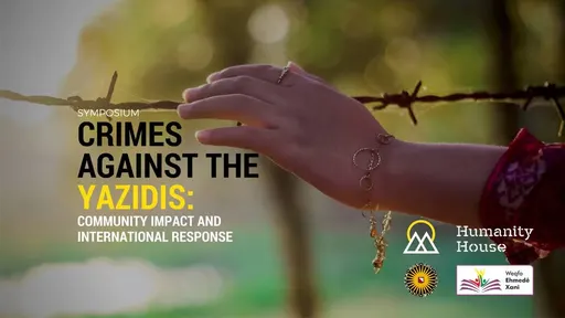 Poster for Crimes against the Yazidis: impact and international response