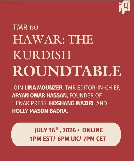 Poster for TMR 60: HAWAR: THE KURDISH ROUNDTABLE