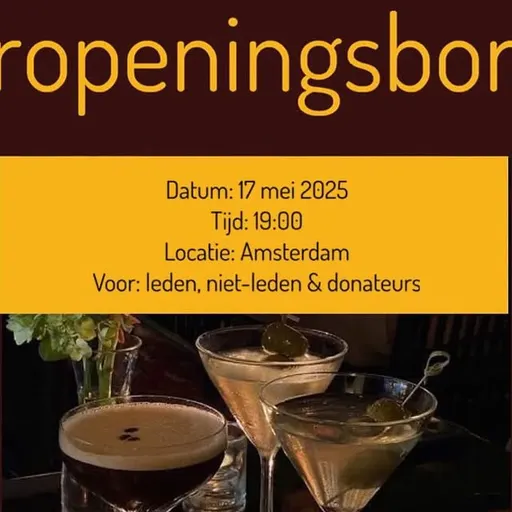 Poster for Montium Heropeningsborrel