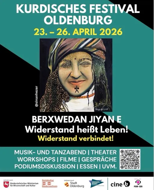 Poster for Kurdisch Festival Oldenburg