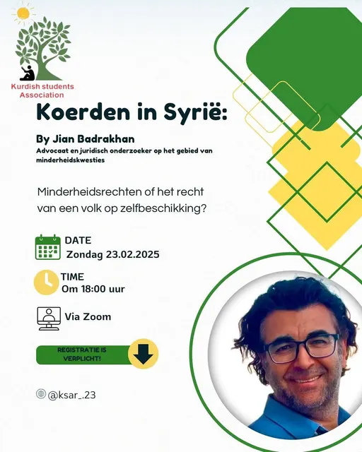 Poster for Koerden in Syrië: minderheidsrechten of zelfbeschikkingsrecht van een volk?
