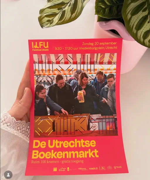 Poster for Kurdish Book Market at Utrecht Boekenmarkt