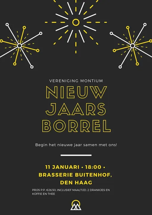 Poster for Nieuwjaarsborrel