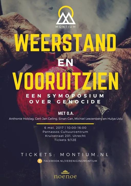 Poster for Symposium: "Genocide - Weerstand & Vooruitzien"