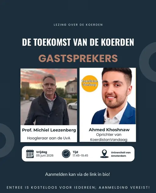 Poster for Lezing over de toekomst van de Koerden