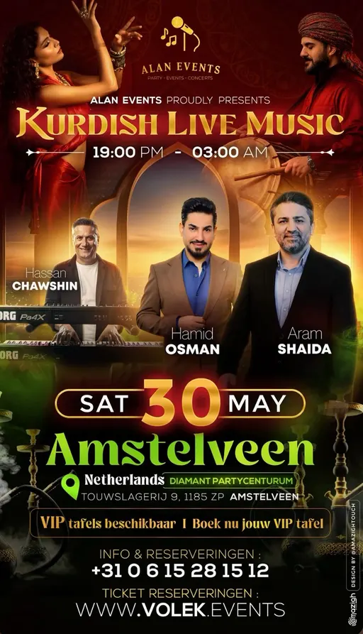 Poster for Kurdish Live Music