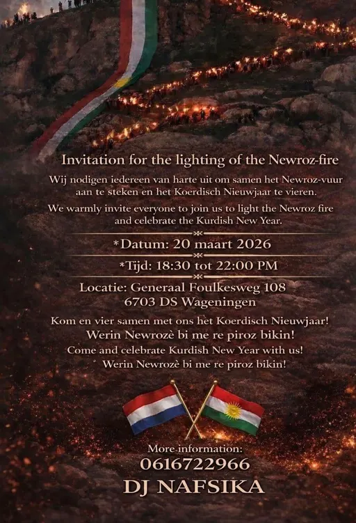 Poster for Newroz Wageningen