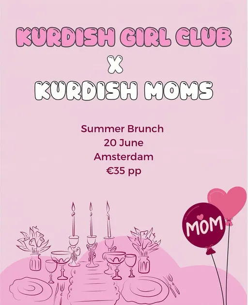 Poster for Kurdish Girl Club x Kurdish Moms