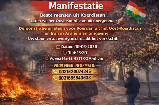 Poster for Demonstratie Rojhelat K.N.V.S