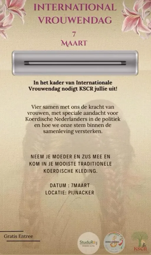 Poster for Internationale vrouwendag KSCR