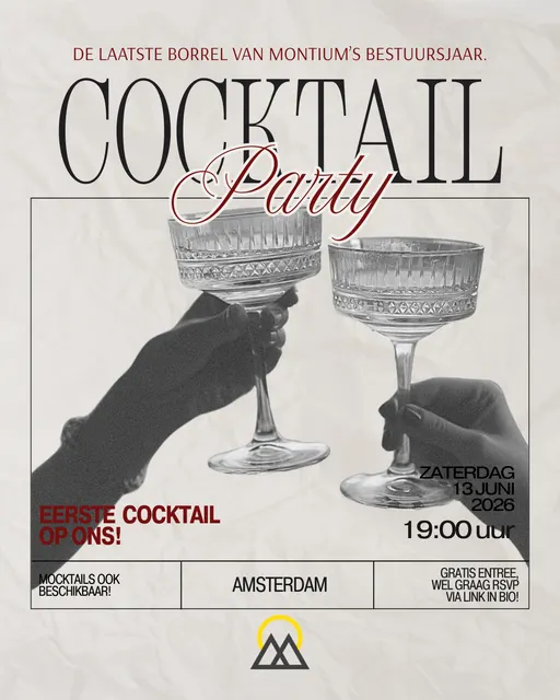 Poster for Montium afsluitingsborrel
